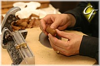 Cigar Rolling equipment consists of a guillotine cutter, chavet and tabla.